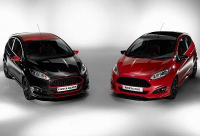Ford Fiesta Red Edition e Black Edition: più potenza per litro di una Veyron